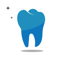 Print Tooth shape symbol vector icon . 1176