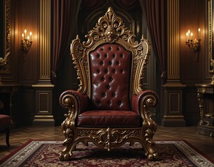 classic armchair in the interior