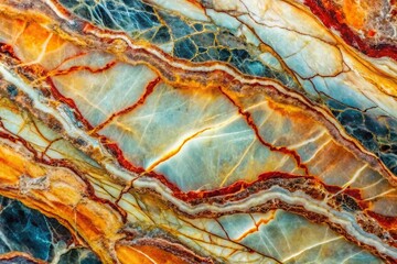 Luxurious Marble-Like Stone Surface Texture: Natural Veining and Elegant Design