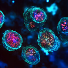 Colorful Cellular Microcosm