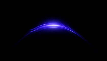 abstract blue background with lines curve lens flare