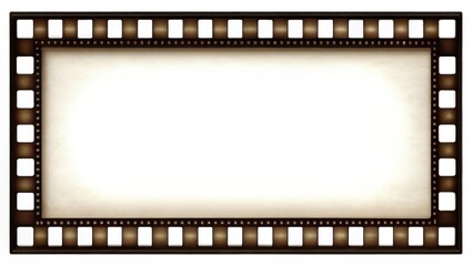 Digital film frame with a transparent background