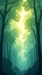 Obraz premium trees in the forest