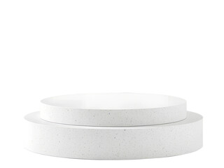 Minimalist white serving trays positioned neatly on top of each other, showcasing a sleek and modern design ideal for contemporary dining settings