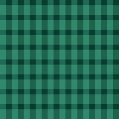 seamless pattern features a green checkered design with alternating dark and light squares, creating a classic and traditional textile look suitable for various applications