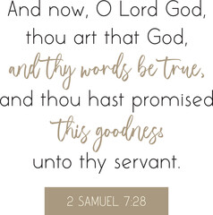 Bible promise about God’s goodness, encouraging Bible Verse background, vector illustration