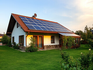 Professional installation of solar panels, showcasing the process of setting up renewable energy systems for clean and sustainable power. These images highlight modern solar technology, eco-friendly