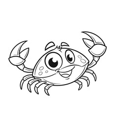 crab coloring page for kid's, coloring page, KDP