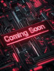 Obraz premium Coming Soon Announcement