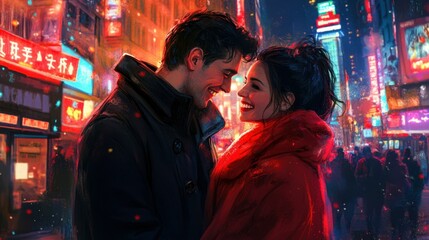 Obraz premium Romantic Valentine's Day Couple Portrait background, Intimate Love, Relationship Goals, Honeymoon Travel, Cherished Moments, Loved Ones, Life Partner, Togetherness, Romantic, Passionate Bond photo