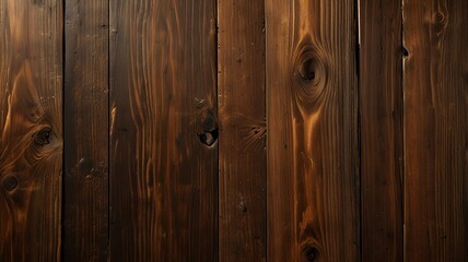 Obraz premium Dark Brown Wood Plank Texture Background Image