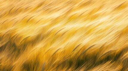 Fototapeta premium Golden Wheat Field Swaying in Gentle Breeze