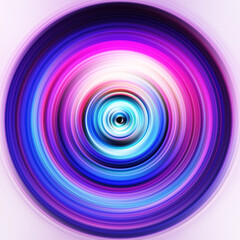 Colorful radial motion effect. Abstract rounded background. Color curves and sphere. Multi color gradient rings and circles wallpaper. Colored texture backdrop and banner.