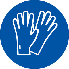 Guantes de nitrilo, elementos de protección, epp, equipo de trabajo,Nitrile gloves, protection elements, ppe, work equipment, sign, symbol