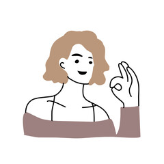 Modern line character heads