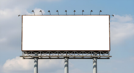 Obraz premium Blank billboard ready for advertisement 