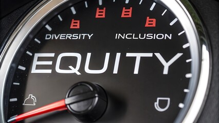 Naklejka premium Equality and Justice in Life