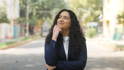 Indian Businesswoman Admiring