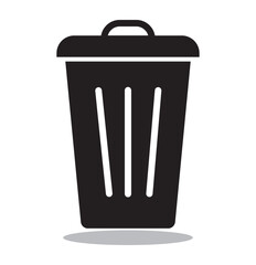 Trash icon in line style. Delete icon, Modern vector trash can symbol isolated on white background. Linear pictogram pack. Collection of line icons for web apps and mobile concepts. Dustbin icon 