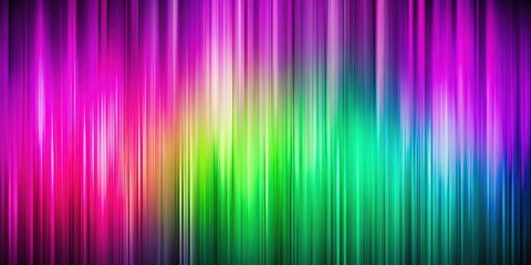 Fototapeta premium Gradient pink-purple-green long exposure banner. Vibrant, artistic.