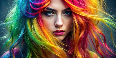 Damaged hair close-up, low-light setting, showcasing frizz and split ends in natural light.