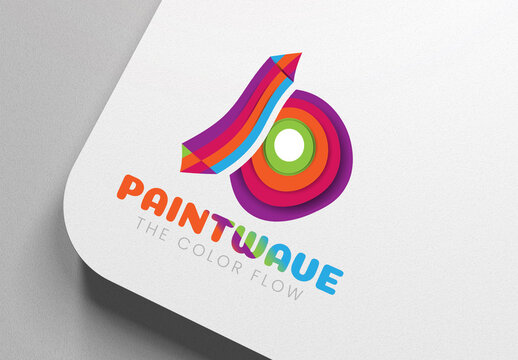 Paint Wave Logo Design