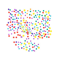 Colorful Vector Spot Polkadot