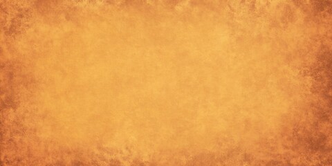 Obraz premium Orange grunge background texture with dark vignette borders, creating a vintage design element for various creative projects