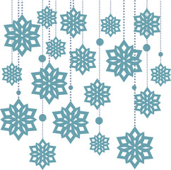 Snow Flakes Hanging