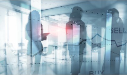 Charts stock market candles. Financial and economic project 2025