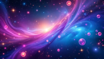 Obraz premium Colorful lights, light beams, blurry sparkling in the air, glitchcore, glowy iridescence bokeh sparkles