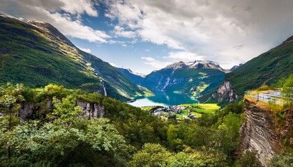 lake in the mountains
