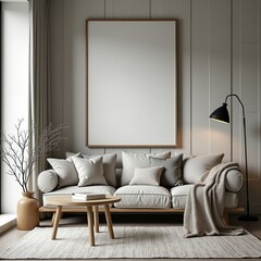 Una c&oacute;moda y moderna sala de estar. Una casa bonita donde viven la pareja.El interior de la casa de las revistas.