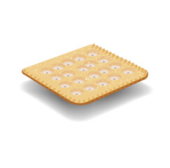biscuit cookies single vector design. biscuit cookies sign. isolated symbol illustration