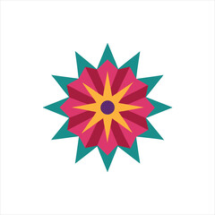 Beautiful Starburst Mandala Vector Art for Digital Designs