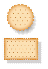 biscuit cookies set vector design. biscuit cookies sign. isolated symbol illustration