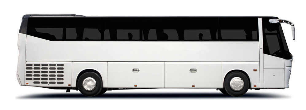VDL Bova Futura bus, side view isolated. PNG