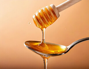 Cuchara con miel