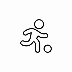 Obraz premium soccer sport icon sign vector