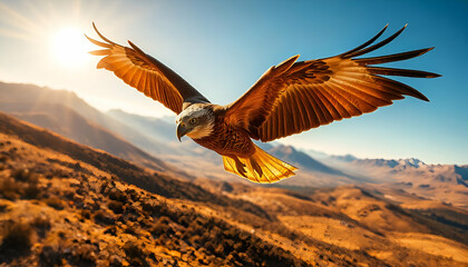Naklejka premium eagle in flight