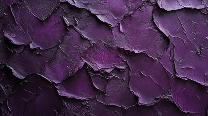 Obraz premium Textured purple wall showcasing layered paint in a modern interior design setting