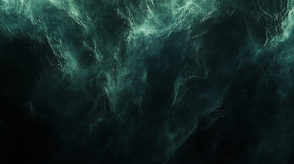Obraz premium Dark ocean waves create a mesmerizing pattern at night with luminous highlights
