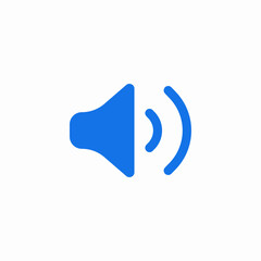 high computer sound icon sign vector