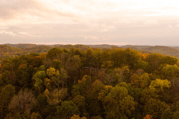 Scenic Drone Shot of Mountains