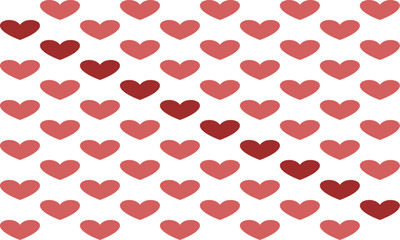 repeat pattern of pink heart, replete image, design for valentine day and fabric printing, Diagonal line