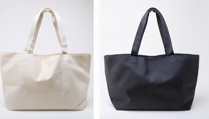 Classic tote bags in neutral tones, perfect for everyday use