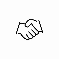 mutual agreement icon sign vector