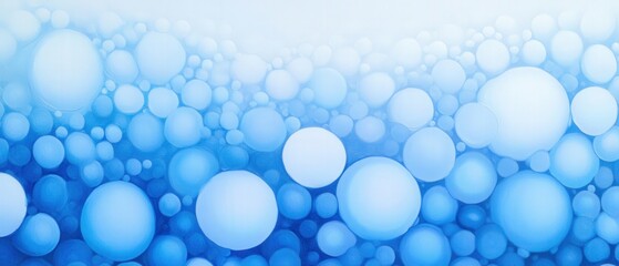 abstract background of blue bubbles texture