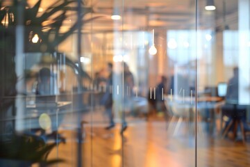 A vibrant and dynamic office setting effectively showcasing teamwork and innovation within a modern workspace