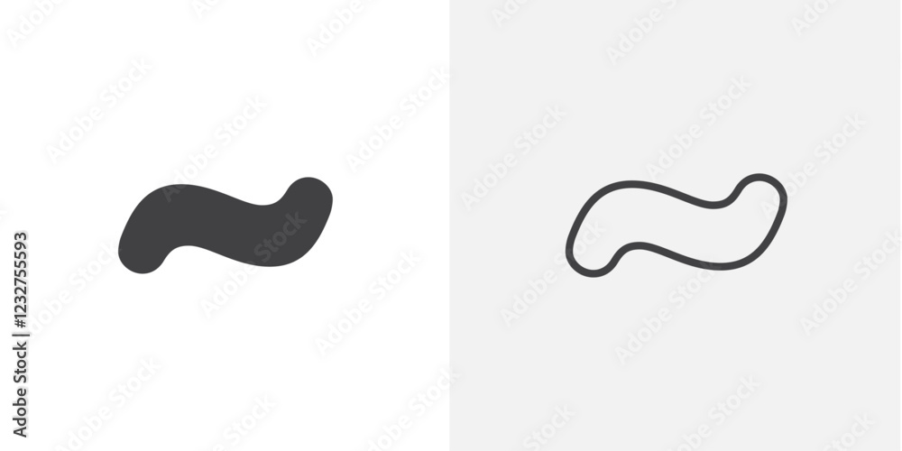 Wall mural tilde icons vector illustrations for apps and web
